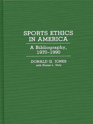 cover image of Sports Ethics in America
